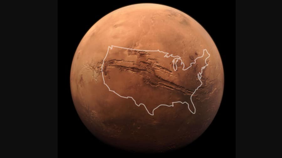 Mars has a Grand Canyon