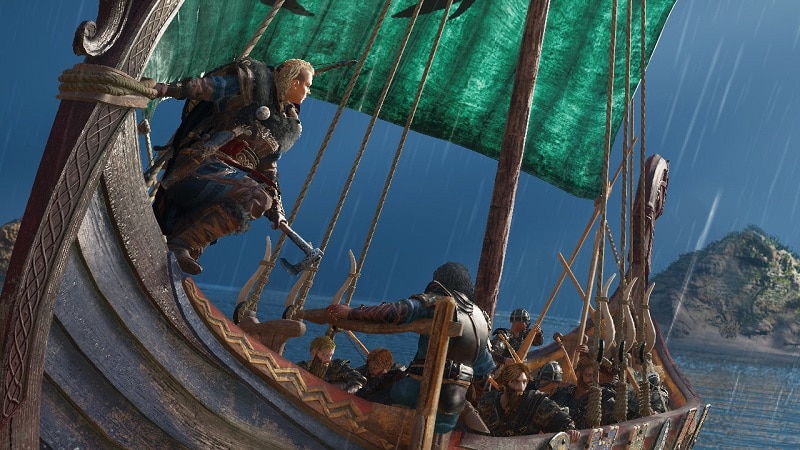 The Vikings enjoyed sailing and shipbuilding