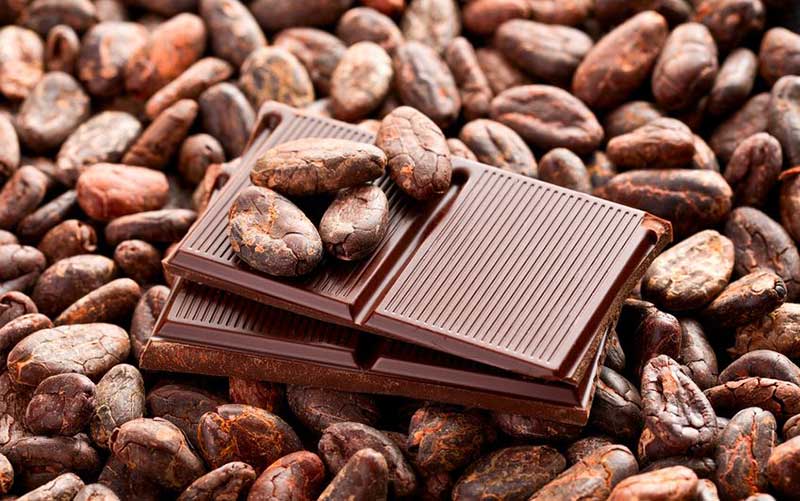 chocolate with Cocoa beans