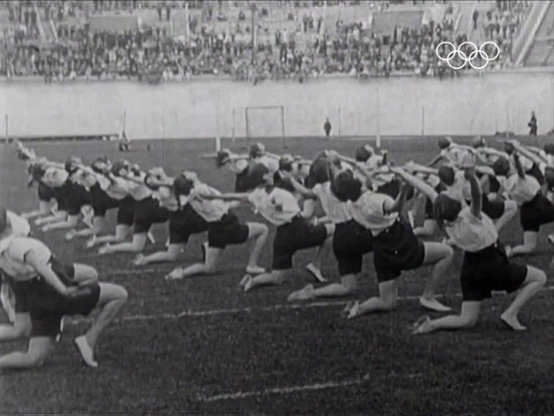 Women were allowed to participate in gymnastics