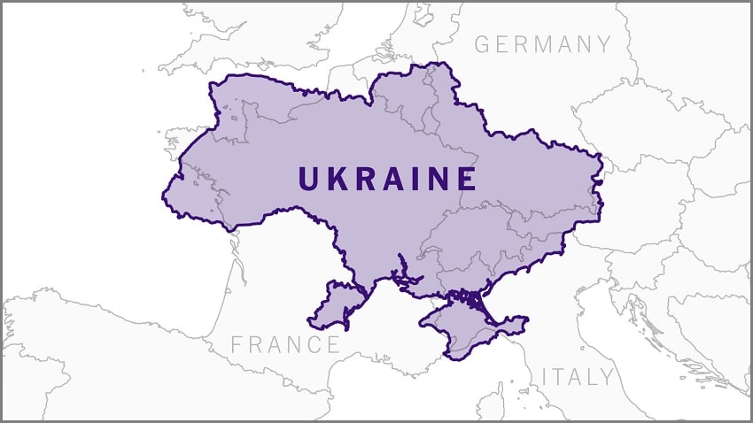 size of Ukraine