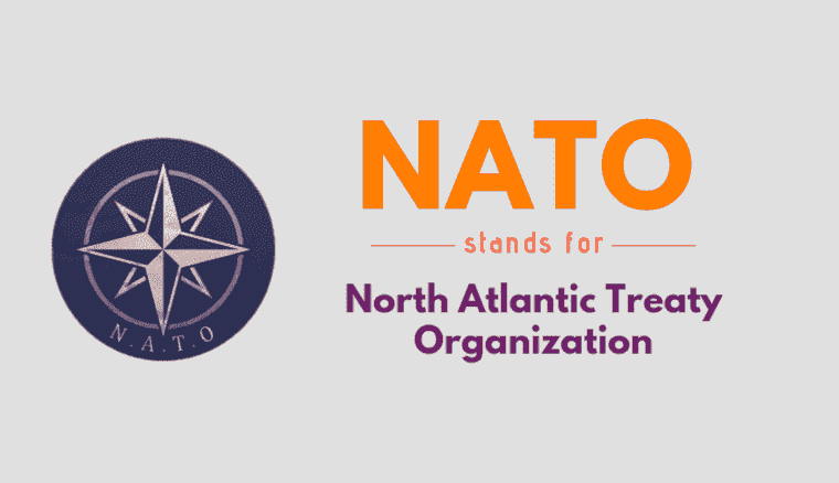 NATO stands for North Atlantic Treaty Organization