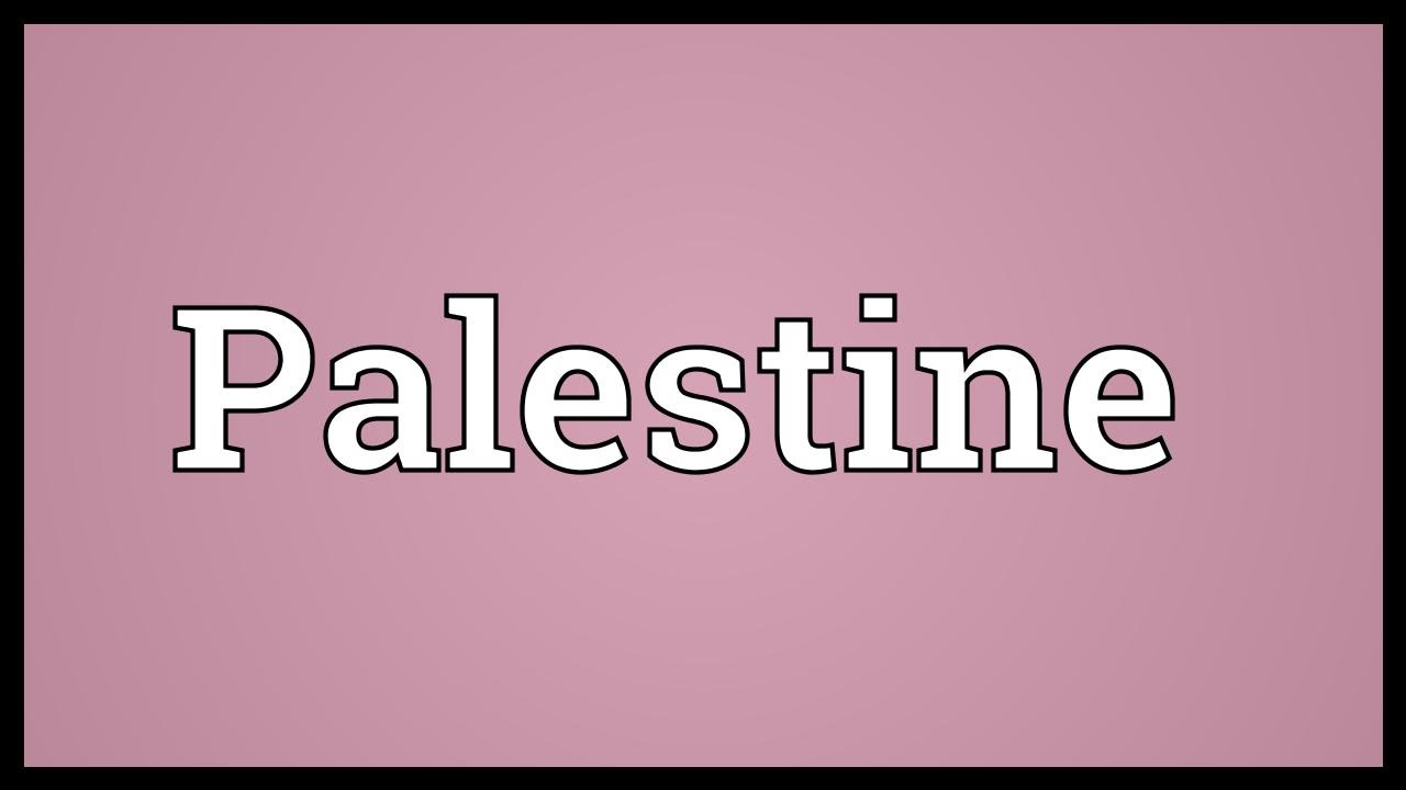 The Word Palestine has various word origins from Egypt to even Ancient Greece